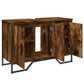 Bathroom Sink Cabinet Smoked Oak Engineered wood
