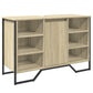 Bathroom Sink Cabinet Sonoma oak Engineered wood, metal Medium