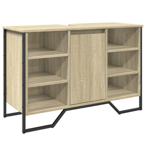Bathroom Sink Cabinet Sonoma oak Engineered wood, metal Medium