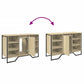 Bathroom Sink Cabinet Sonoma oak Engineered wood, metal Medium