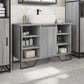Bathroom Sink Cabinet Grey Sonoma Engineered Wood Medium