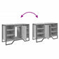 Bathroom Sink Cabinet Grey Sonoma Engineered Wood Medium