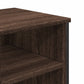 Bathroom Sink Cabinet Brown Oak Engineered Wood, Metal Medium