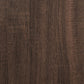Bathroom Sink Cabinet Brown Oak Engineered Wood, Metal Medium