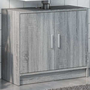 Sink Cabinet Grey Sonoma Engineered wood Medium Sink Cabinet