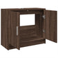 Sink Cabinet Brown Oak Engineered Wood Medium Sink Cabinet
