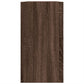Sink Cabinet Brown Oak Engineered Wood Medium Sink Cabinet