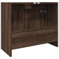 Sink Cabinet Brown Oak Engineered Wood Medium Sink Cabinet