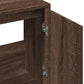 Sink Cabinet Brown Oak Engineered Wood Medium Sink Cabinet