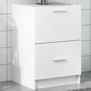 Sink Cabinet White Engineered wood Medium Sink Cabinet
