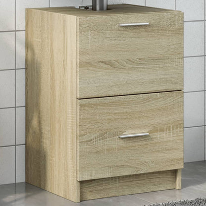 Sink Cabinet Sonoma oak Engineered Wood Medium Bathroom Cabinet