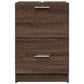 Sink Cabinet Brown Oak Engineered Wood 15.7 in x 14.6 in x 23.2 in