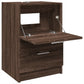 Sink Cabinet Brown Oak Engineered Wood 15.7 in x 14.6 in x 23.2 in