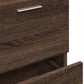Sink Cabinet Brown Oak Engineered Wood 15.7 in x 14.6 in x 23.2 in