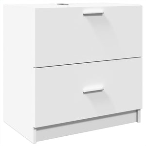Sink Cabinet White Engineered wood Medium Sink Cabinet