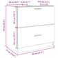 Sink Cabinet White Engineered wood Medium Sink Cabinet