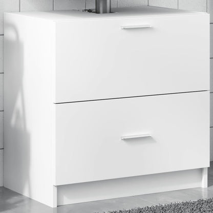 Sink Cabinet White Engineered wood Medium Sink Cabinet