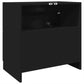 Sink Cabinet Black Engineered wood Medium Storage Sink Cabinet