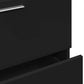 Sink Cabinet Black Engineered wood Medium Storage Sink Cabinet