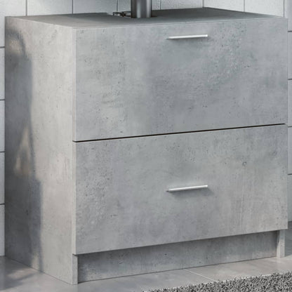 Sink Cabinet Concrete grey Engineered wood Regular Sink Cabinet