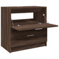 Sink Cabinet Brown Oak Engineered Wood Medium Sink Cabinet