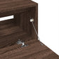 Sink Cabinet Brown Oak Engineered Wood Medium Sink Cabinet