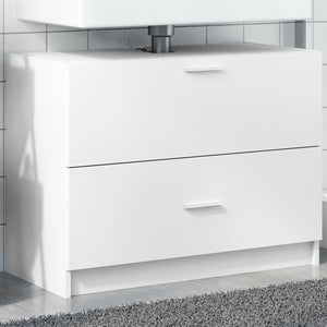 Sink Cabinet White Engineered wood Medium Bathroom Cabinet
