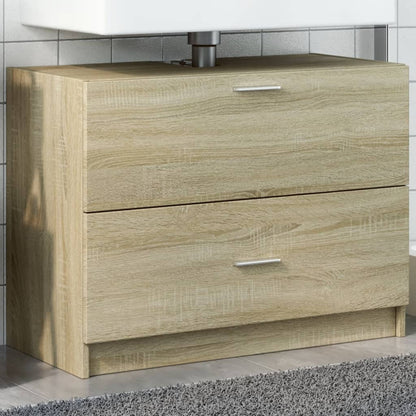 Sink Cabinet Sonoma Oak Engineered Wood Medium Sink Cabinet