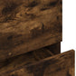 Sink Cabinet Smoked Oak Engineered Wood Sink Cabinet Rectangular