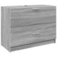 Sink Cabinet Grey Sonoma Engineered Wood 30.7x14.6x23.2 in