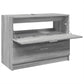 Sink Cabinet Grey Sonoma Engineered Wood 30.7x14.6x23.2 in