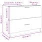 Sink Cabinet Grey Sonoma Engineered Wood 30.7x14.6x23.2 in