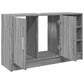 Sink Cabinet Grey Sonoma Engineered wood Large Sink Cabinet