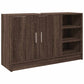 Sink Cabinet Brown oak Engineered Wood Medium Sink Cabinet
