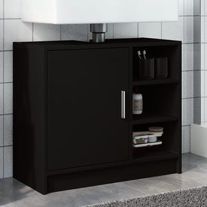 Sink Cabinet Black Engineered wood Medium Sink Cabinet