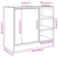 Sink Cabinet Sonoma Oak Engineered Wood Small Sink Cabinet