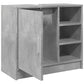 Sink Cabinet Concrete Grey Engineered Wood Medium