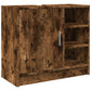 Sink Cabinet Smoked Oak Engineered Wood Medium Sink Cabinet