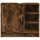 Sink Cabinet Smoked Oak Engineered Wood Medium Sink Cabinet
