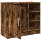 Sink Cabinet Smoked Oak Engineered Wood Medium Sink Cabinet