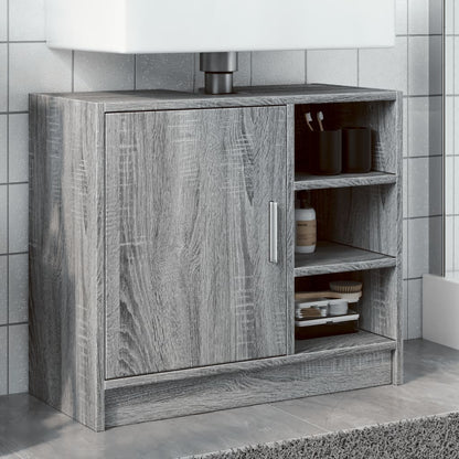 Sink Cabinet Gray Sonoma Engineered wood Standard Sink Cabinet