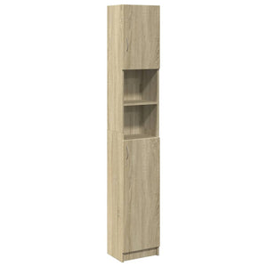 Bathroom Cabinet Sonoma oak Engineered wood Medium