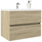Sink Cabinet Sonoma oak Engineered wood Compact Sink Cabinet