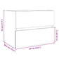 Sink Cabinet Sonoma oak Engineered wood Compact Sink Cabinet