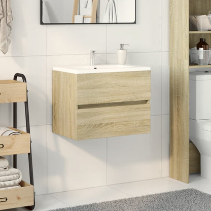 Sink Cabinet Sonoma oak Engineered wood Compact Sink Cabinet