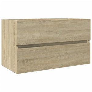 Sink Cabinet Sonoma Oak Engineered Wood Medium Sink Cabinet