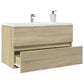 Sink Cabinet Sonoma Oak Engineered Wood Medium Sink Cabinet