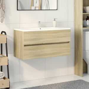 Sink Cabinet Sonoma oak Engineered wood Medium Sink Cabinet