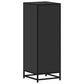 Bathroom Cabinet Black Engineered wood, metal Slim