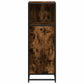 Bathroom Cabinet Smoked oak Engineered wood, metal Narrow